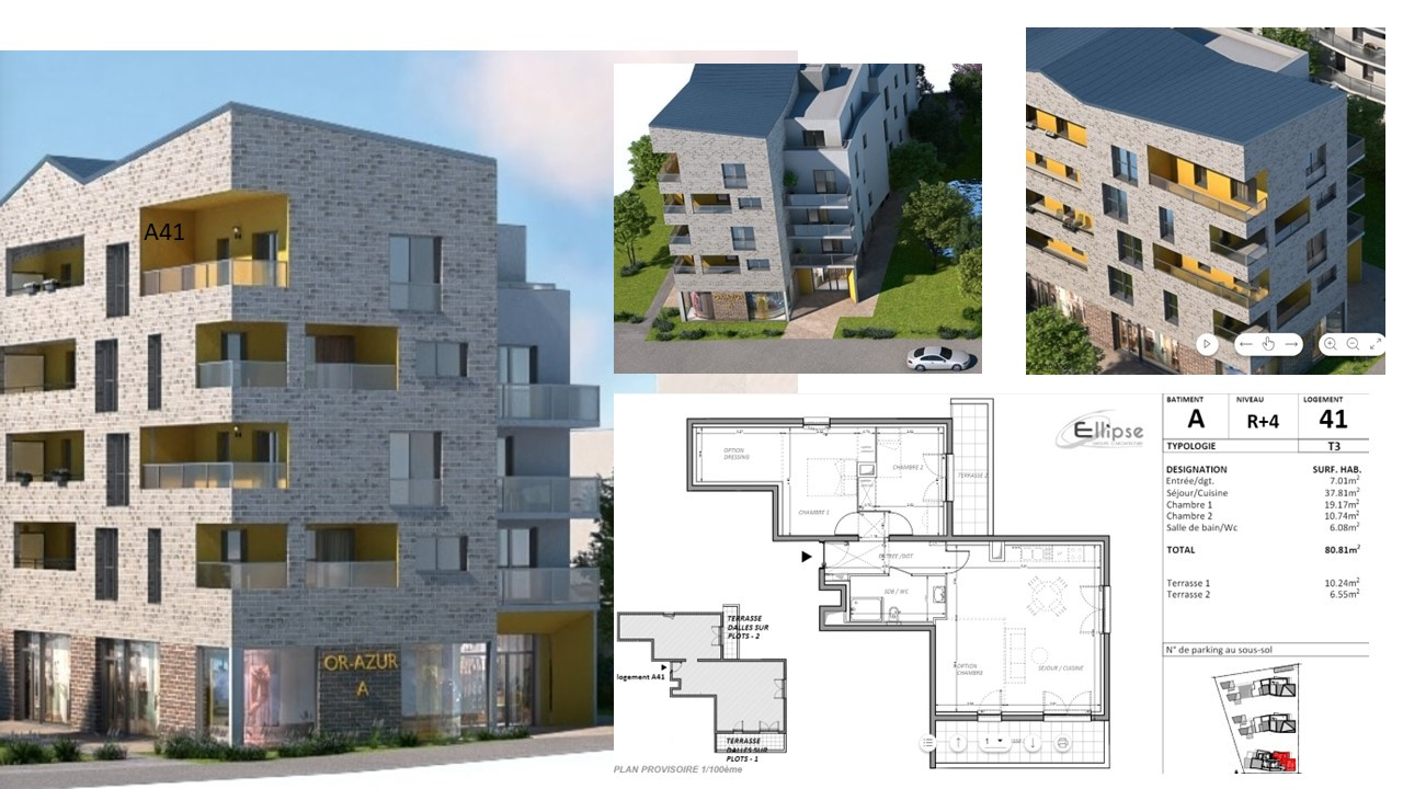 Immo80 – L'immobilier à Amiens et dans la Somme-Appartement T3 de 80.81m2 à vendre !