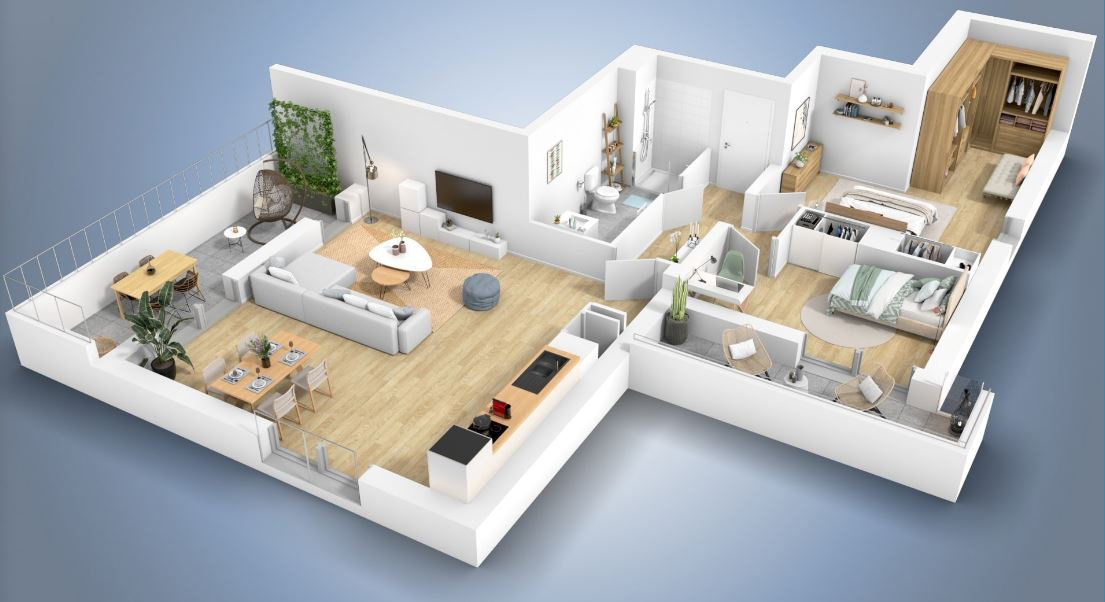 Immo80 – L'immobilier à Amiens et dans la Somme-Appartement T3 de 80.81m2 à vendre !